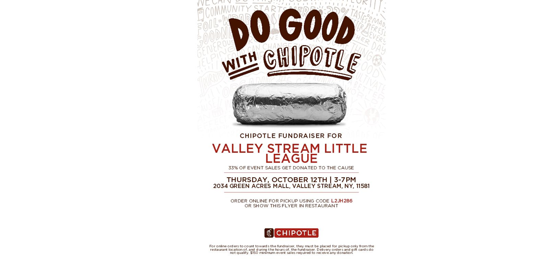 VSLL Night at Chipolte - 10/12