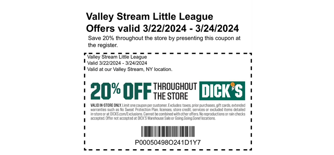 Dick's Sporting Goods Coupon EXTENDED till Memorial Day